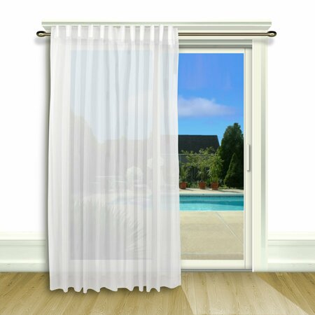 RICARDO Ricardo Lucerne Wanda Pleated Patio Curtain Panel with Wand 02900-57-484-01